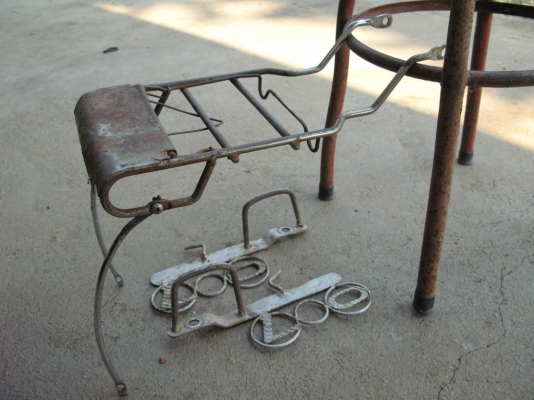 ที่นั่งเ็ด็กc700แท้/บังโคลนa100//โครงและอะไหล่dx100-yl2/ถังG7