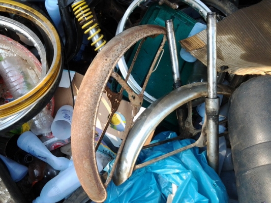 ที่นั่งเ็ด็กc700แท้/บังโคลนa100//โครงและอะไหล่dx100-yl2/ถังG7