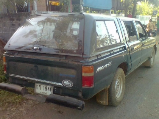 TOYOTA HILUX MIGHTY-X DOUBLE CAB 4Dr 2.5 MT ปี 37 รถบ้านสภาพดีพร้อมใช้งาน เครื่อง ช่วงล่างสมบูรณ์ดีไม่มีปัญหา ภายในเก๋งไม่มีขาดสภาพดี คัชซีสวยไม่ผุ เอกสารทะเบียนภาษีครบพร้อมโอนได้เลยครับ