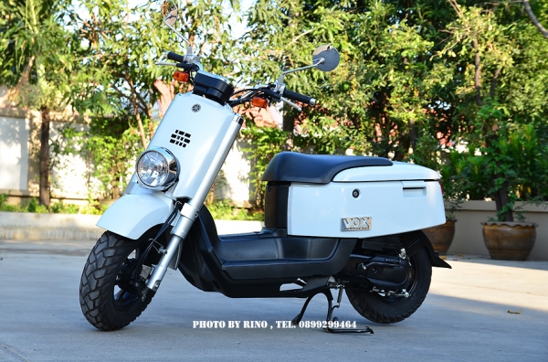 ขาย Yamaha Vox Deluxe สีขาว ปี09 รถประกอบใหม่ มือ 1 เมืองไทย สภาพเยี่ยมมากๆ