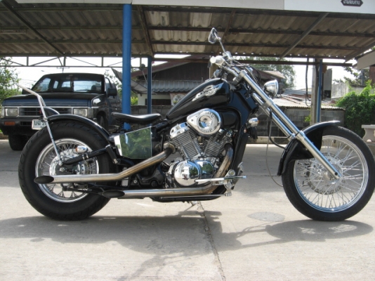 honda steed แต่งโอลสคูล เก็บงานสวย