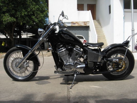 honda steed แต่งโอลสคูล เก็บงานสวย