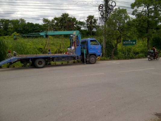 บริการ ขนย้ายรถแบคโฮ และเครื่องจักรกลหนัก โดยรถ 6-18ล้อ ทั่วประเทศ ราคากันเอง