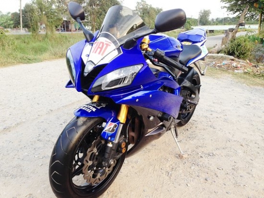 แม็กสิงห์บุรี//YAMAHA R6 ปี2007 สภาพดีพร้อมของแต่ง ทะเบียนแท้ จด สมอ. (รับแลก-เทิร์นทุกรุ่น)