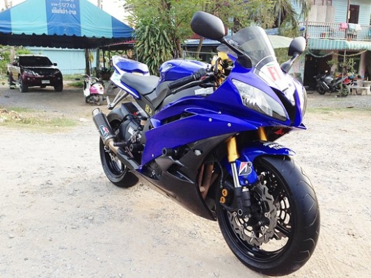 แม็กสิงห์บุรี//YAMAHA R6 ปี2007 สภาพดีพร้อมของแต่ง ทะเบียนแท้ จด สมอ. (รับแลก-เทิร์นทุกรุ่น)