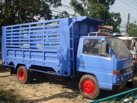 ขาย 6 ล้อ ISUZU NKR 110 กระบะเหล็ก ดี๊ม