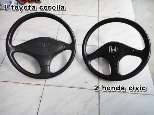 พวงมาลัย toyota และ honda