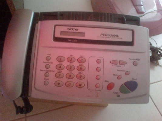 ขายโทรศัพย์ brotherfax-2365 personal พร้อมใช้งาน 2500 089-1436996 บางใหญ่ นนทบุรี