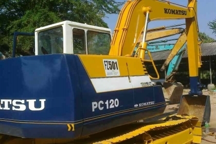 KOMATSU PC120-5บูมพิเศษรอลเลอร์ 7ลูกไฟฟ้าครบ
