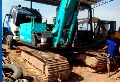 KOMATSU PC120-5 ตัวเดินใหญ่คอนโทรนสั้น ไฟฟ้าครบรถสวย