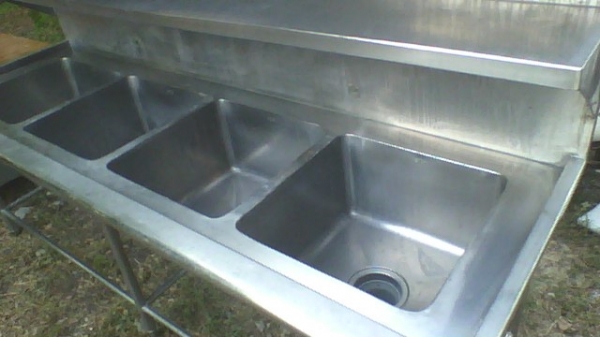 หลินรัชดา 081-585-6957 ซิงค์หลุมใหญ่ 4 หลุมแสตนเลสหนาๆ