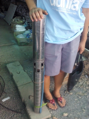 ปั๊มน้ำบาดาลแช่ 2แรงม้า FEANKLIN 3 เฟส 380 V.