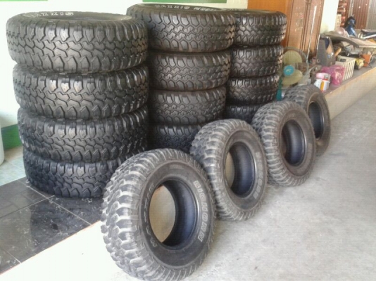 โปรโมชั่น++ต้อนรับปีใหม่++ ยาง Mud มือสองสวยๆ ทั้งR15และR16 ทุกชุด 12,500