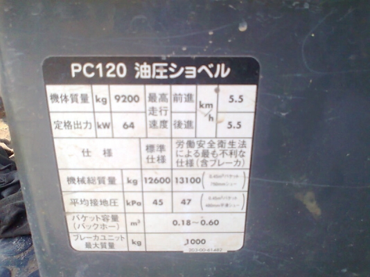 รถขุด KOMATSU PC120-6E รถสวย มีทะเบียนครบ ราคาต่อรอง