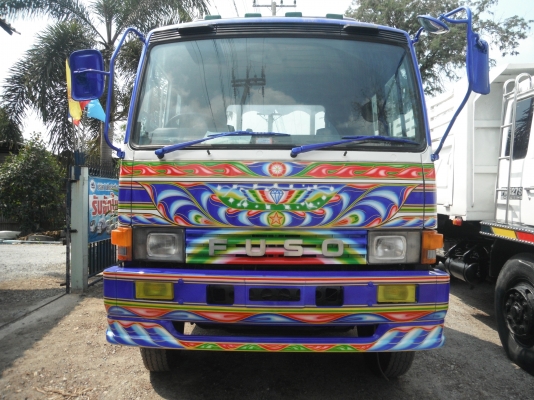 ลดราคาให้สุดๆ ไปเลย ขายรถเทรลเลอร์ 10 ล้อ  มิตซูบิชิ ครัซซี FN516M รถ 2 เพลา เบลคใหญ่ เทลรเลอร์สวยต่อใหม่ครับ