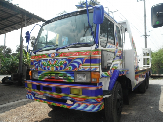 ลดราคาให้สุดๆ ไปเลย ขายรถเทรลเลอร์ 10 ล้อ  มิตซูบิชิ ครัซซี FN516M รถ 2 เพลา เบลคใหญ่ เทลรเลอร์สวยต่อใหม่ครับ