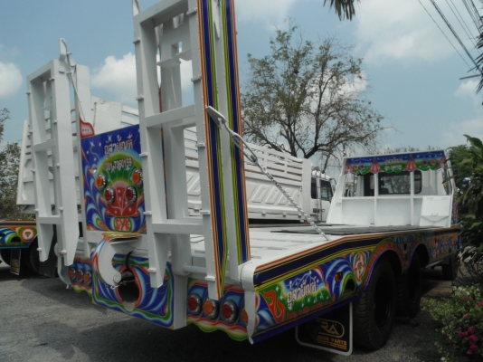 ลดราคาให้สุดๆ ไปเลย ขายรถเทรลเลอร์ 10 ล้อ  มิตซูบิชิ ครัซซี FN516M รถ 2 เพลา เบลคใหญ่ เทลรเลอร์สวยต่อใหม่ครับ