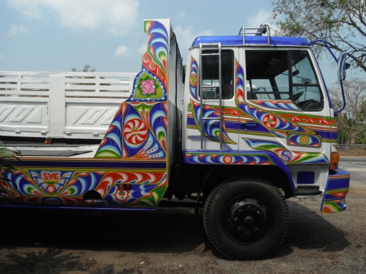 ลดราคาให้สุดๆ ไปเลย ขายรถเทรลเลอร์ 10 ล้อ  มิตซูบิชิ ครัซซี FN516M รถ 2 เพลา เบลคใหญ่ เทลรเลอร์สวยต่อใหม่ครับ