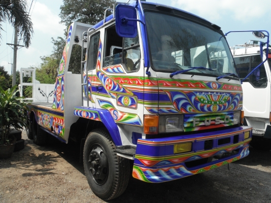 ลดราคาให้สุดๆ ไปเลย ขายรถเทรลเลอร์ 10 ล้อ  มิตซูบิชิ ครัซซี FN516M รถ 2 เพลา เบลคใหญ่ เทลรเลอร์สวยต่อใหม่ครับ