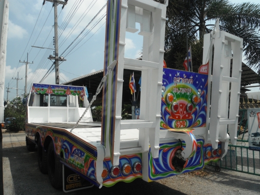 ลดราคาให้สุดๆ ไปเลย ขายรถเทรลเลอร์ 10 ล้อ  มิตซูบิชิ ครัซซี FN516M รถ 2 เพลา เบลคใหญ่ เทลรเลอร์สวยต่อใหม่ครับ