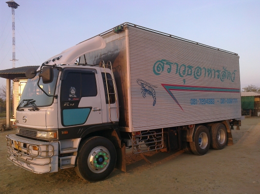 ขายรถบรรทุกสิบล้อตู้ HINO  FL3H เพลาเดียว
