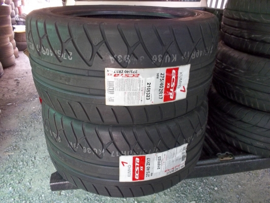 ขายยาง 275-40-17   KUMHO  ขาซิ่งไม่ควรพลาด