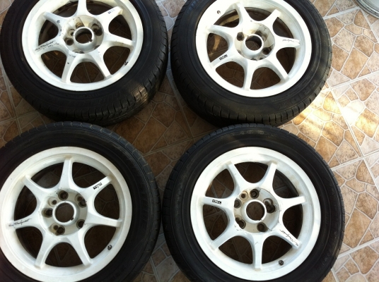 ขายล้อbridgestone 15x6.5 0f32 4รู5รู114