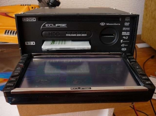 2 DIN ECLIPSE AVN6604 HDD***รุ่นใหญ่ครบเครื่องมีทุกอย่าง  HD / FM / AM / HDD * 30 GIGA/GPS/CD PLAYER/MP3/WMA/VIDEO STICK กล้องหน่วยความจำ / / MD / AV / NAVI SISTEM /ฮาร์ดดิสก์ไดรฟ์สามารถบันทึกได้ประมาณ 3,000 เพลง***เมนูอังกฤษ+เจแปนนิดๆ