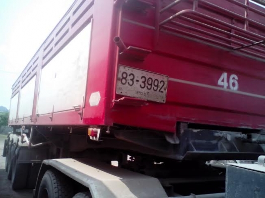 ขายด่วนรถหัวลาก 10ล้อ Mitsubishi 2 เพลาดั้มหางสามคาน   ปี47