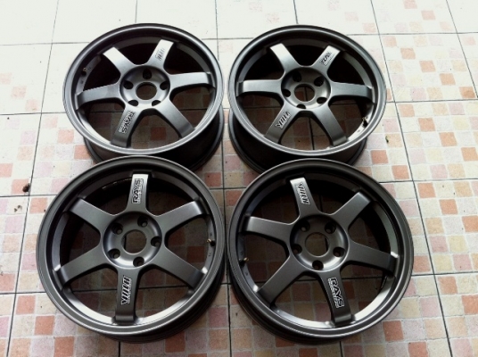 ขายล้อลาย TE37 17X7" 5/114.3 สีเทา LIMITED เหมือนแท้มาก