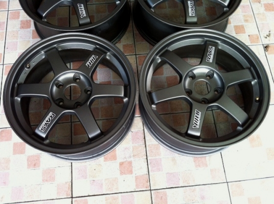 ขายล้อลาย TE37 17X7" 5/114.3 สีเทา LIMITED เหมือนแท้มาก