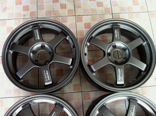 ขายล้อลาย TE37 17X7" 5/114.3 สีเทา LIMITED เหมือนแท้มาก