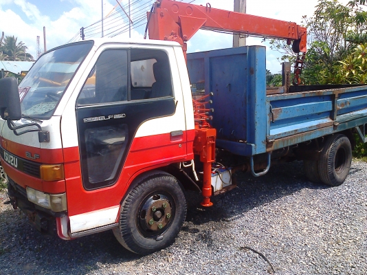 6ล้อNKR58LU5ติดเครน3ตัน พื้นปูใหม่(รถแต่งใหม่เรียบร้อยแล้ว) พอได้ใช้ รถพร้อมใช้สภาพดี เล่มพร้อม....