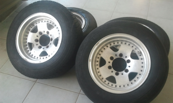 15X7 ET-15 6/139 ออฟ2ชั้น 1ชุดตามสภาพไม่คดไม่ดุ้ง