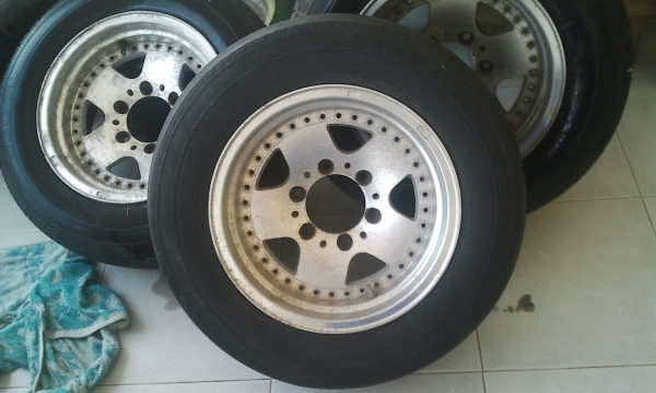 15X7 ET-15 6/139 ออฟ2ชั้น 1ชุดตามสภาพไม่คดไม่ดุ้ง