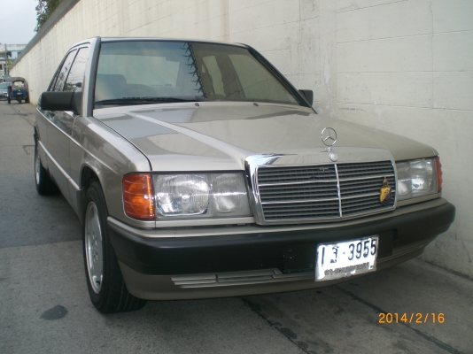 BENZ 190E เกียร์ธรรมดา มือเดียว ไม่เคยทำสี ใช้น้อย