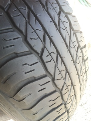 ขายยาง265/65/17 ปี 4212 DUNLOP GRANDTREK 1 ชุด