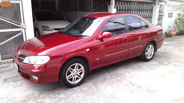 Nissan Almera Yong 1.8L ปี2002 สีแดง Nissan Almera Yong 1.8L ปี2002 สีแดง