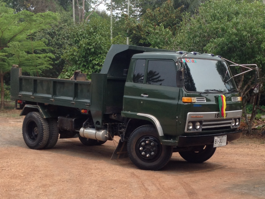 รถดั๊ม 6 ล้อ Isuzu สภาพดีรุ่น FBR มีเล่มทะเบียน