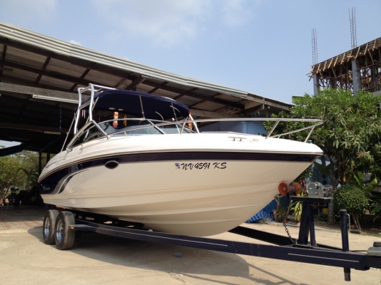 เรือเร็ว13ที่นั่ง1ห้องนอนหัวปิด CHAPARRAL 25 FT 120HR สภาพใหม่90\%