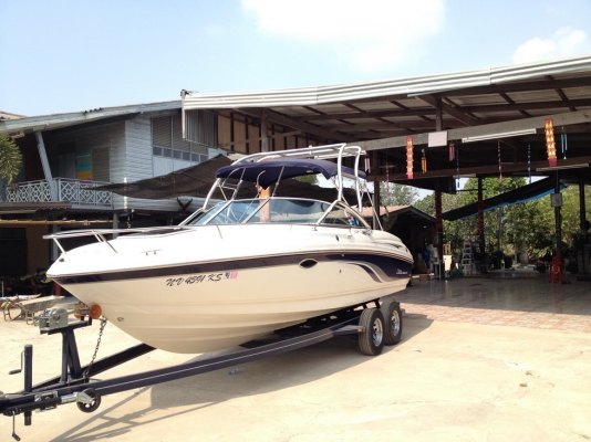 เรือเร็ว13ที่นั่ง1ห้องนอนหัวปิด CHAPARRAL 25 FT 120HR สภาพใหม่90\%