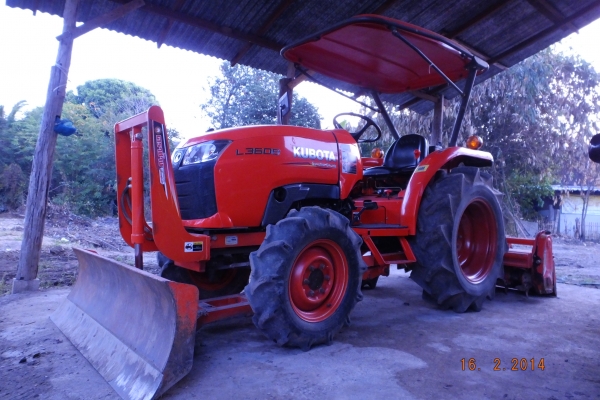 ขาย L3608 ดันหน้า+โรตารี่ ตราช้าง