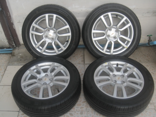ขายล้อแม็กป้ายแดง Chev sonic 16"x6" et45 4รู100 + ยาปี13 ตุ่มที่หน้ายางมีทุกเส้นครับ สนใจติดต่อเล็กคลองสามครับ (081-3747940) ง
