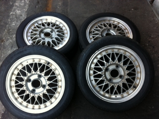 ขายแม๊กลาย bbs พร้อมยางดอกเยอะ