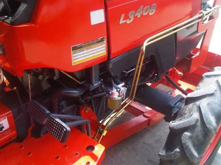 ขายรถไถ Kubota L 3408 (4WD) พร้อมดันหน้าของใหม่และโรตารี่ช้าง
