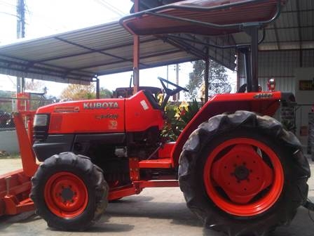ขายรถไถ Kubota L 3408 (4WD) พร้อมดันหน้าของใหม่และโรตารี่ช้าง ขายรถไถ Kubota L 3408 (4WD) พร้อมดันหน้าของใหม่และโรตารี่ช้าง