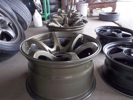 ขายแม็ก 6รู ขอบ17 ก้านยกสุดๆ หน้ากว้าง8.5 หลัง9.5