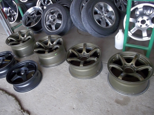 ขายแม็ก 6รู ขอบ17 ก้านยกสุดๆ หน้ากว้าง8.5 หลัง9.5