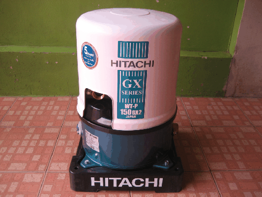ขายปั้มนํ้าอัตโนมัติ Hitachi Model WT-P150GX2 220V 50Hz.