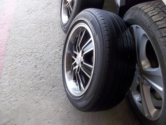 ขายแม็ก 6รู ขอบ17  พร้อมยางราคาประหยัด